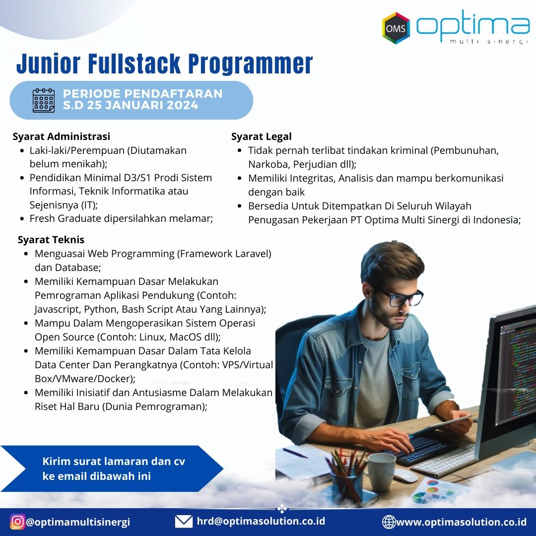 Junior Fullstack Programmer